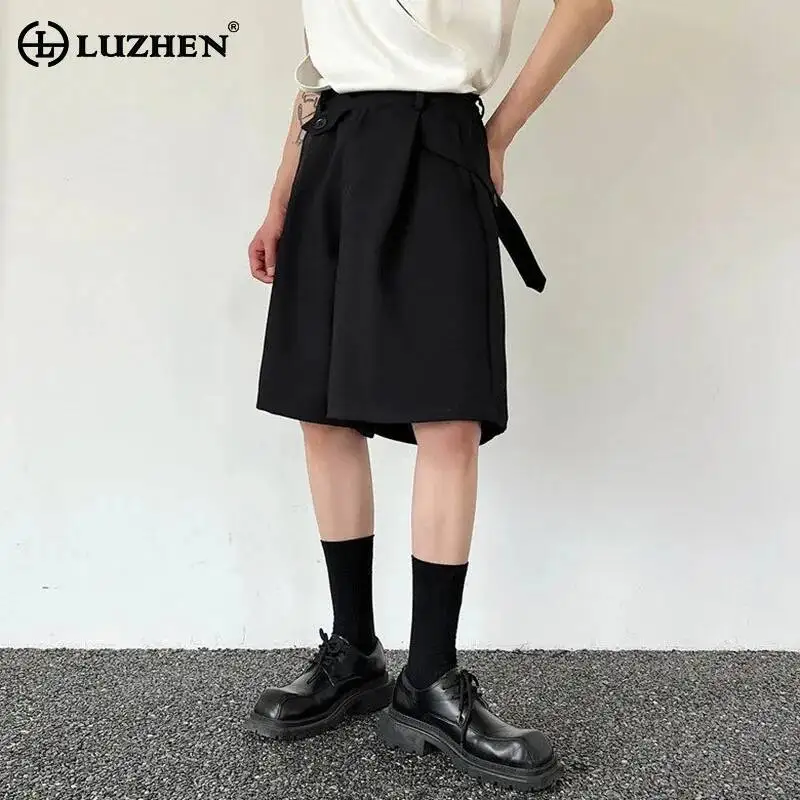 LUZHEN 2026 Summer Original Ribbon Decorate Patchwork Straight Five-pointed Pants Men Fashion Handsome Casual Male Shorts JY7032
LUZHEN 2026 Summer Original Ribbon Decorate Patchwork Straight Five-pointed Pants Men Fashion Handsome Casual Male Shorts JY7032
