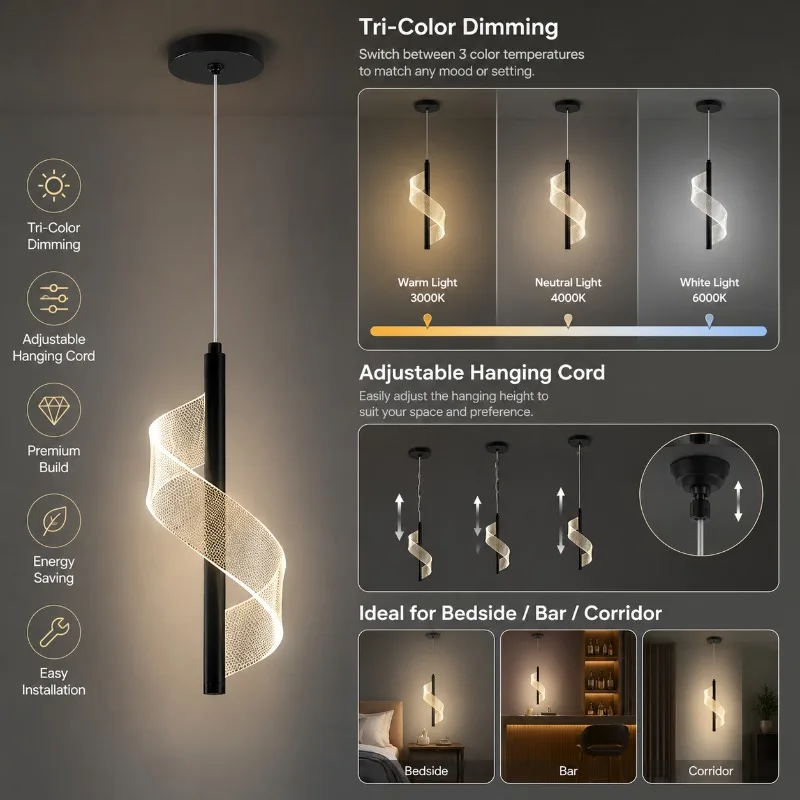 Bedhead Light Luxury Minimalist Modern Minimalist Bar Counter Cashier Decoration Master Bedroom Hanging Line Light
Bedhead Light Luxury Minimalist Modern Minimalist Bar Counter Cashier Decoration Master Bedroom Hanging Line Light