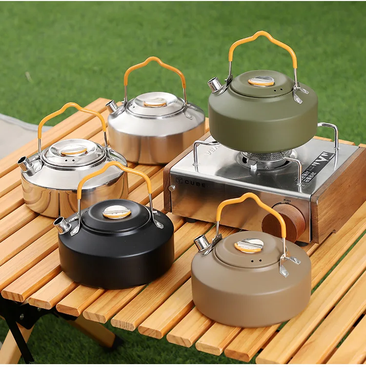 1L 1.5L Portable Stainless Steel Kettle Teapot Coffee Maker Tool Outdoor Hiking Travel Camping Kettle Picnic Coffee Pot Cooking
1L 1.5L Portable Stainless Steel Kettle Teapot Coffee Maker Tool Outdoor Hiking Travel Camping Kettle Picnic Coffee Pot Cooking