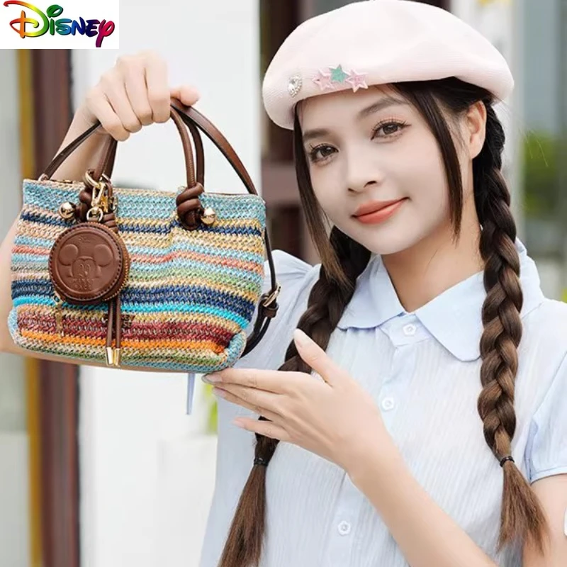 Disney Fashion Retro Single Shoulder Crossbody Bag for Women, Casual Color Contrast Cartoon Mickey Handheld Bucket Bag
Disney Fashion Retro Single Shoulder Crossbody Bag for Women, Casual Color Contrast Cartoon Mickey Handheld Bucket Bag