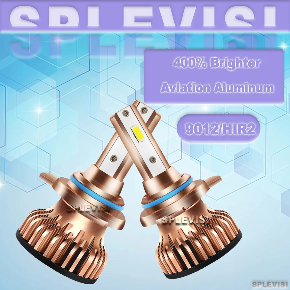 30000LM/Pair Cooling System 12v 150W IP67 Waterproof 9012 HIR2 CSP Chips LED Headlight Bulbs High Bright 6000K White Bulbs
30000LM/Pair Cooling System 12v 150W IP67 Waterproof 9012 HIR2 CSP Chips LED Headlight Bulbs High Bright 6000K White Bulbs