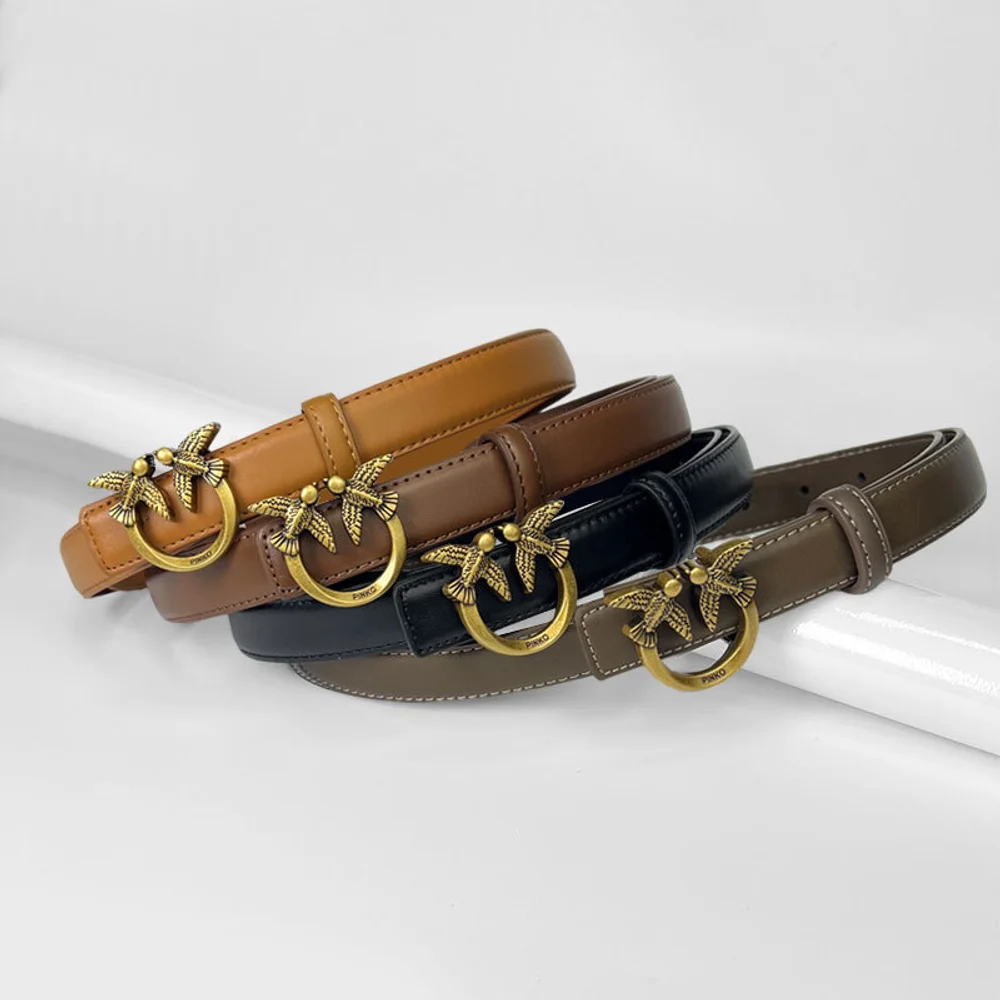 New Women's Bird Buckle Versatile Simple Belt Women's Swallow Decoration Retro Belt Women's Quality Good
New Women's Bird Buckle Versatile Simple Belt Women's Swallow Decoration Retro Belt Women's Quality Good