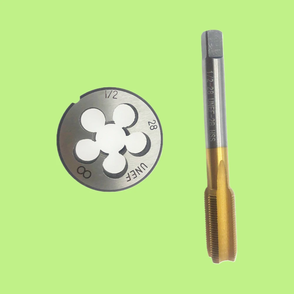 1/2-28Tap & Die Set Hand Tools,Tap and Die Set TiN Coated RH,Thread Tap Threading Tool,Set
1/2-28Tap & Die Set Hand Tools,Tap and Die Set TiN Coated RH,Thread Tap Threading Tool,Set