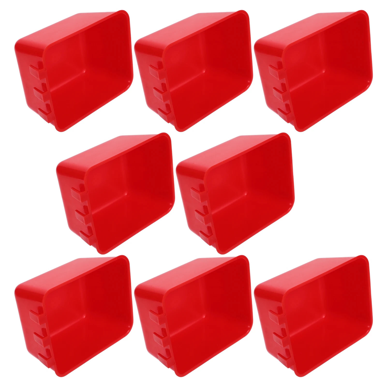 8 Pcs Bird Feeding Cups Cage Feeder Water Dishes Red Color Safe Material Easy Clean Versatile Hanging Parrot Chicken Feeder 
8 Pcs Bird Feeding Cups Cage Feeder Water Dishes Red Color Safe Material Easy Clean Versatile Hanging Parrot Chicken Feeder