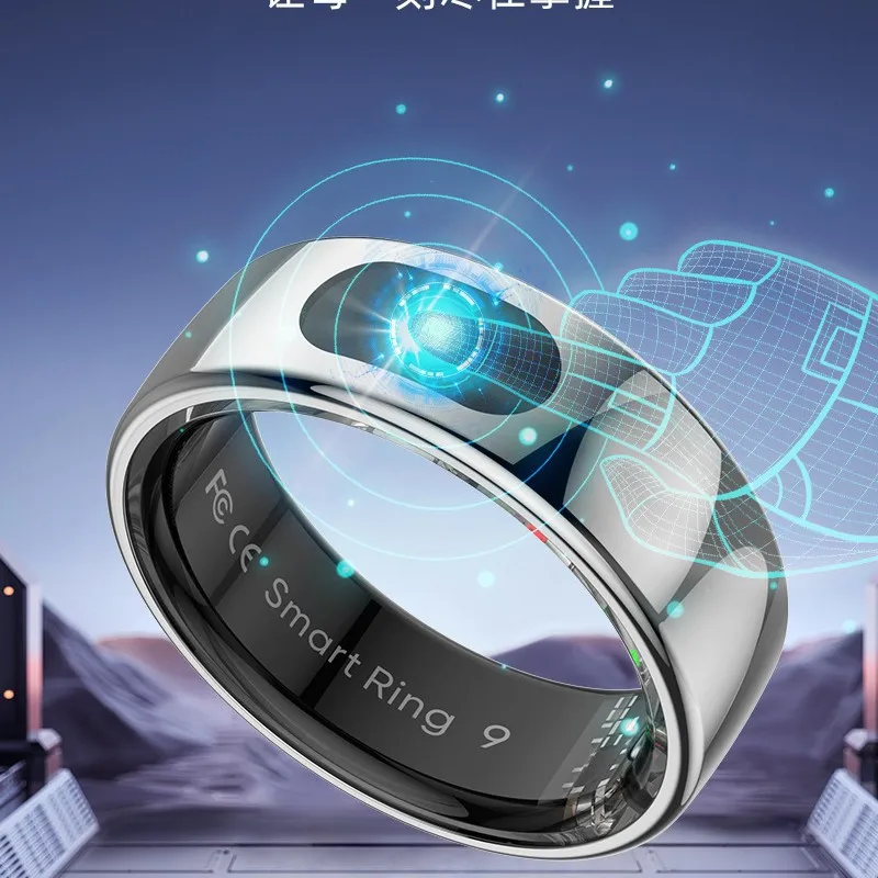 Cross-border R08 smart ring blood oxygen sleep tracking heart rate body temperature health monitoring photo sports smart touch
Cross-border R08 smart ring blood oxygen sleep tracking heart rate body temperature health monitoring photo sports smart touch