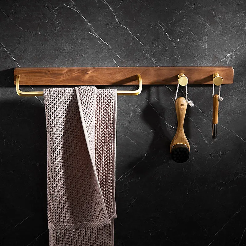 Walnut bathroom towel rack
Walnut bathroom towel rack