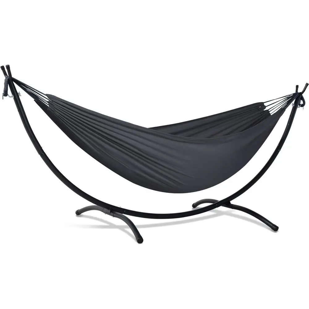 Portable Outdoor Patio Hammock with Stand, Foldable, Gray
Portable Outdoor Patio Hammock with Stand, Foldable, Gray