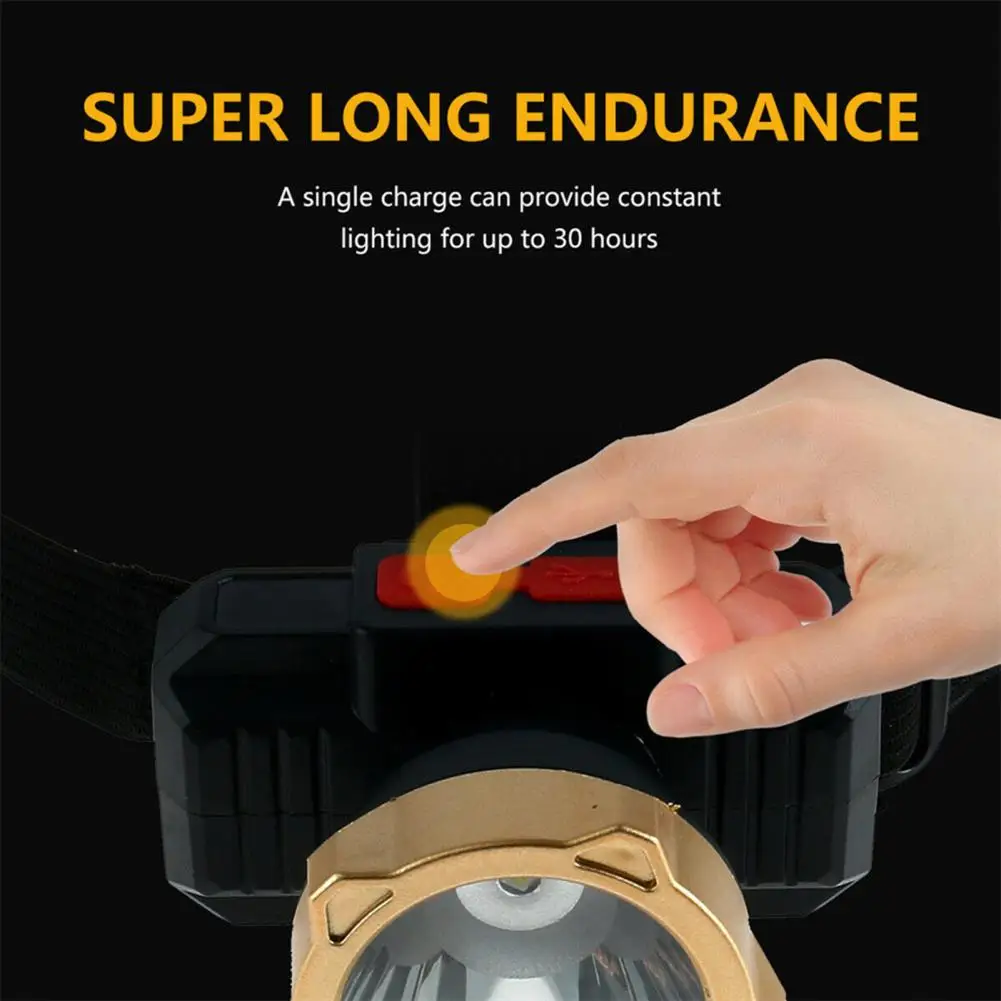 Emergency Light Compact Adjustable Headband Sturdy Long Range LED Work Headlight for Camping
Emergency Light Compact Adjustable Headband Sturdy Long Range LED Work Headlight for Camping