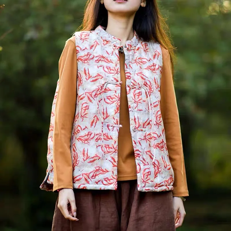 Новый осенне-зимний хлопковый жилет, традиционное китайское хлопковое пальто с пуговицами спереди, женское хлопковое пальто с принтом Faion Thiened без Sl...
Новый осенне-зимний хлопковый жилет, традиционное китайское хлопковое пальто с пуговицами спереди, женское хлопковое пальто с принтом Faion Thiened без Sl...