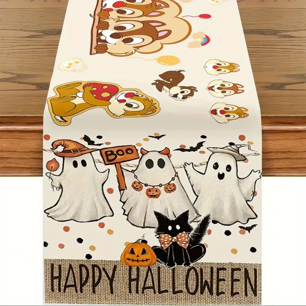 Pumpkin And Ghost Decorations With "Happy Halloween" Design Printed Table Flags Festive Table Decorations Thanksgiving Kitchen T
Pumpkin And Ghost Decorations With "Happy Halloween" Design Printed Table Flags Festive Table Decorations Thanksgiving Kitchen T