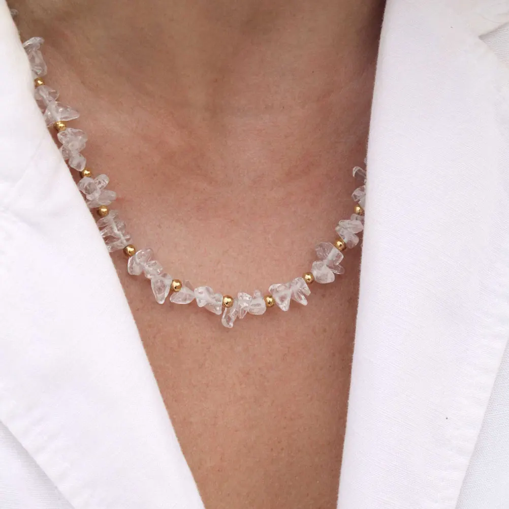 Stylish Crystal Necklace Green Rough Pine Stone Neck Chain Fashion Collar Ornament Simple Neck Accessories Durable Comfortable
Stylish Crystal Necklace Green Rough Pine Stone Neck Chain Fashion Collar Ornament Simple Neck Accessories Durable Comfortable