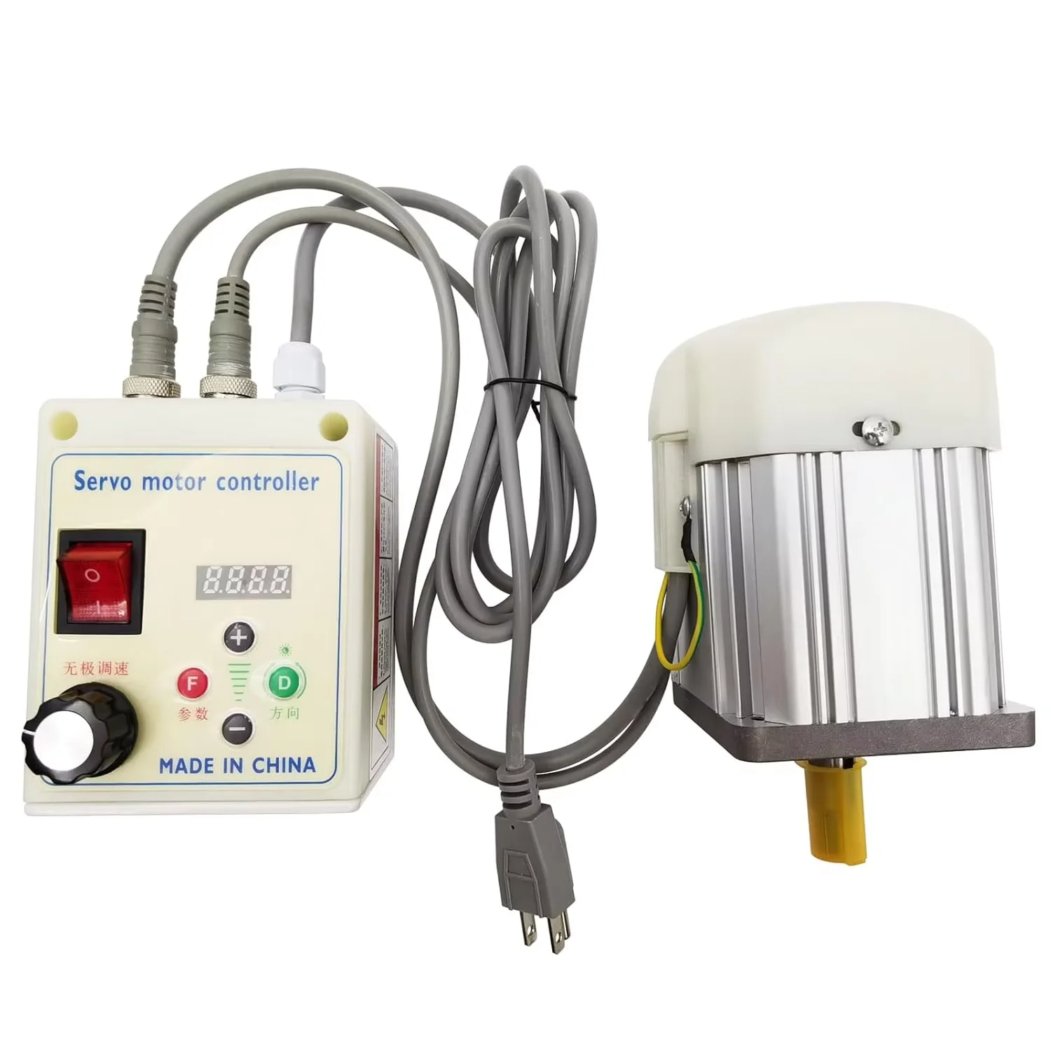 110V Brushless Servo Motor Set Controller Driver 1100W Brushless Motor with Controller Servo Motor for Woodworking DIY
110V Brushless Servo Motor Set Controller Driver 1100W Brushless Motor with Controller Servo Motor for Woodworking DIY