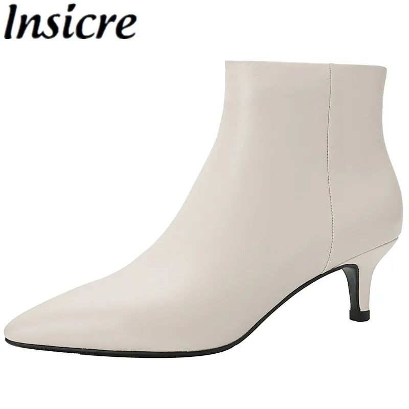 Insicre Full Genuine Leather Pointed Toe Low Thin Heels Black Women Ankle Boots 2025 Classics Autumn Shoes Zipper
Insicre Full Genuine Leather Pointed Toe Low Thin Heels Black Women Ankle Boots 2025 Classics Autumn Shoes Zipper