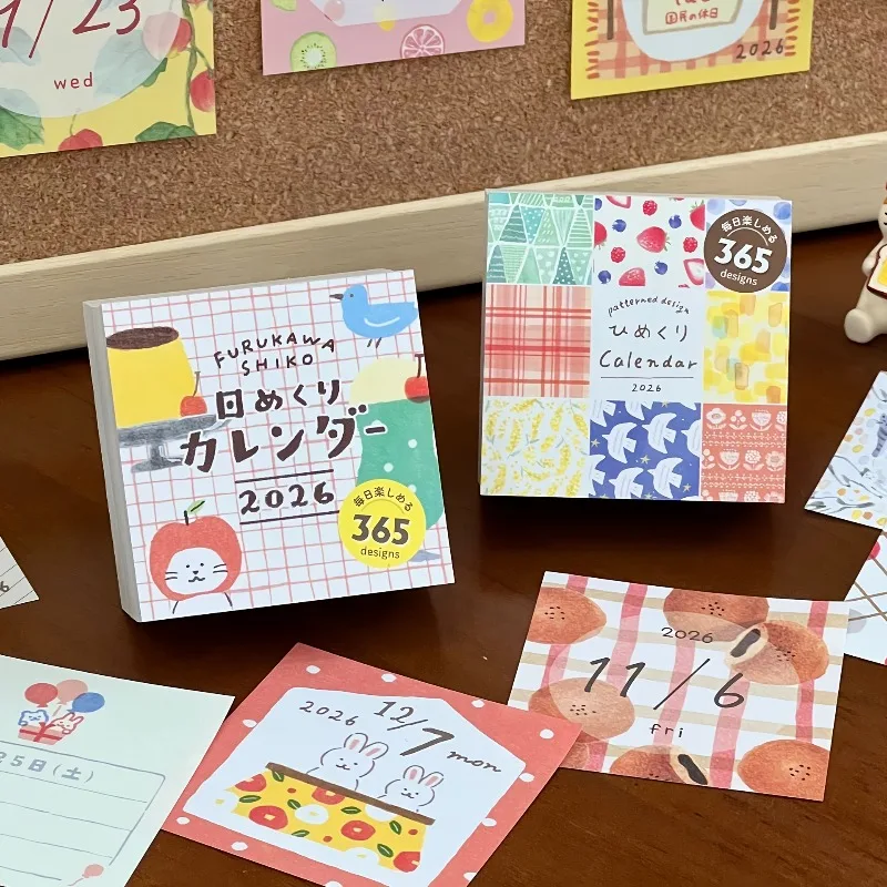 2026 Japanese Style Tearable Calendar Mini Cute Illustration Notebook Daily Tear Off Plan Paper Office&School Supplies
2026 Japanese Style Tearable Calendar Mini Cute Illustration Notebook Daily Tear Off Plan Paper Office&School Supplies