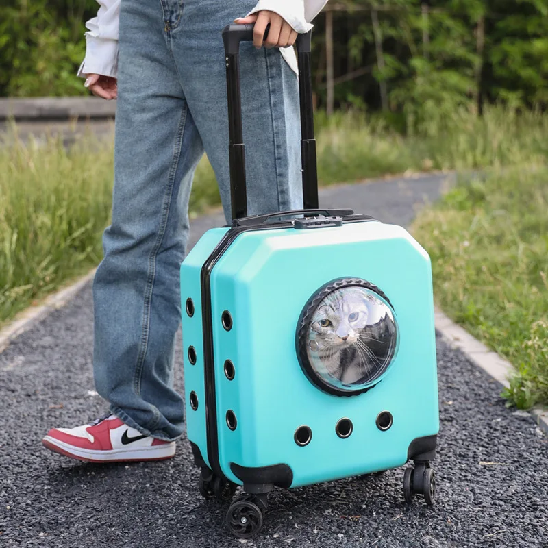 Convenient Travel Aviation Crate Multifunctional Trolley Case Circulation Breathable Cats Basket Transparent Window Pet Stroller
Convenient Travel Aviation Crate Multifunctional Trolley Case Circulation Breathable Cats Basket Transparent Window Pet Stroller