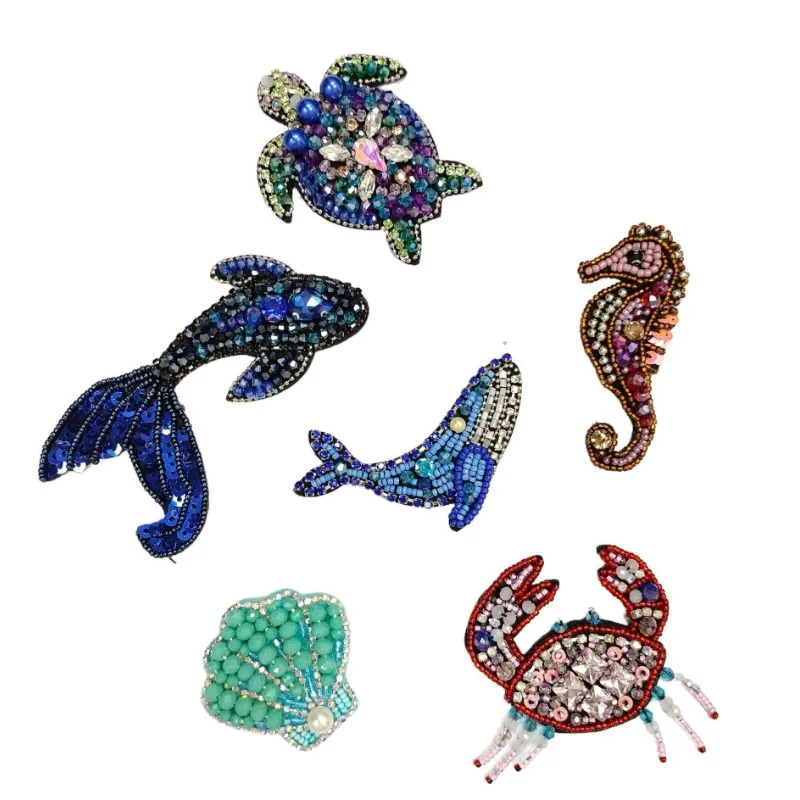 Marine Animal Handmade Beaded Sew On DIY Women's Dress Hat Suit Colorful Diamond Beaded Tassel Patch Clothes accessories
Marine Animal Handmade Beaded Sew On DIY Women's Dress Hat Suit Colorful Diamond Beaded Tassel Patch Clothes accessories