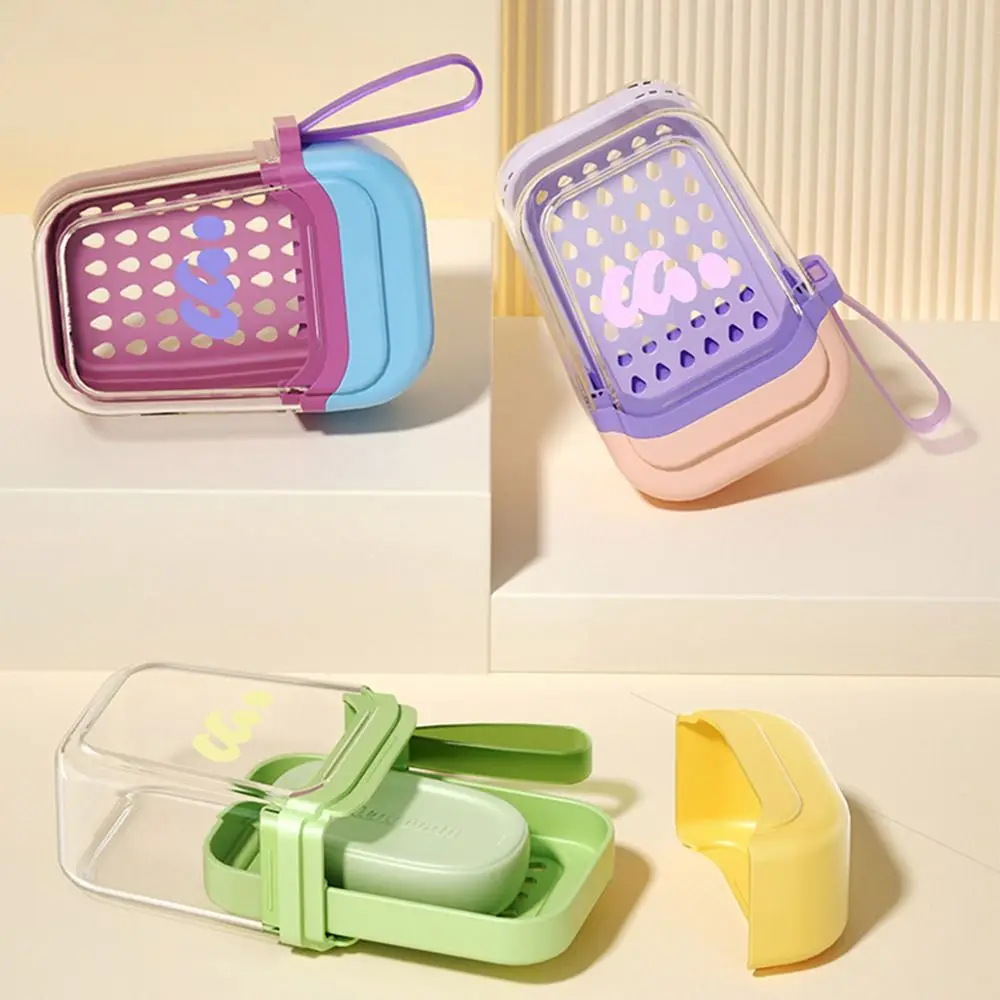 Hygienic Storage Cartoon Dopamine Soap Box Leak-Proof Transparent Travel Soap Dish Portable with Drain Tray Soap Container Hotel
Hygienic Storage Cartoon Dopamine Soap Box Leak-Proof Transparent Travel Soap Dish Portable with Drain Tray Soap Container Hotel