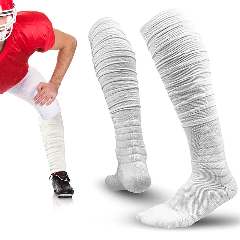 Scrunch Extra Long Padded Rugby & Football Socks, Ankle Support Knee High Anti-Slip Thick Terry Athletic Socks for Youth Adult
Scrunch Extra Long Padded Rugby & Football Socks, Ankle Support Knee High Anti-Slip Thick Terry Athletic Socks for Youth Adult