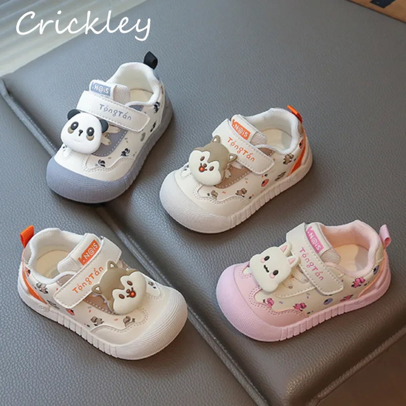 Cartoon Panda Squirrel Children Casual Shoes Rabbit Printed PU Baby Boys Girls Sneakers Soft Bottom Toddler Kids Sport Shoes
Cartoon Panda Squirrel Children Casual Shoes Rabbit Printed PU Baby Boys Girls Sneakers Soft Bottom Toddler Kids Sport Shoes
