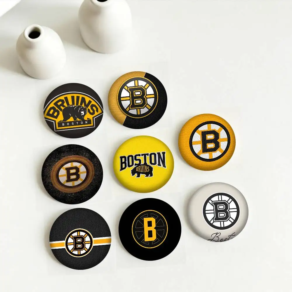 Cool Fashion Boston B-Bruins 25 32 44 58 75mm Badges Personalized Round Brooches Pins Accessory Gift
Cool Fashion Boston B-Bruins 25 32 44 58 75mm Badges Personalized Round Brooches Pins Accessory Gift