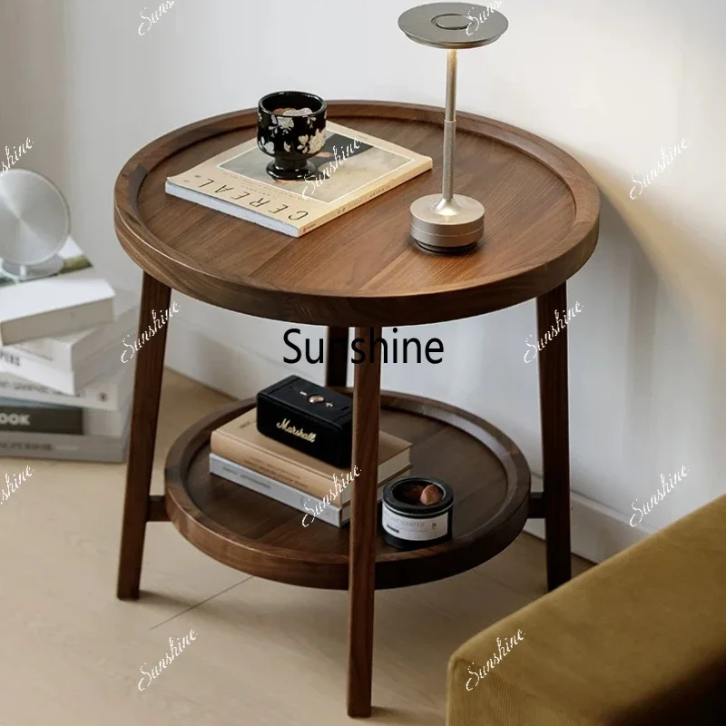 Sofa corner table Modern simple living room Solid wood small coffee table Minimalist round coffee tableTJ
Sofa corner table Modern simple living room Solid wood small coffee table Minimalist round coffee tableTJ
