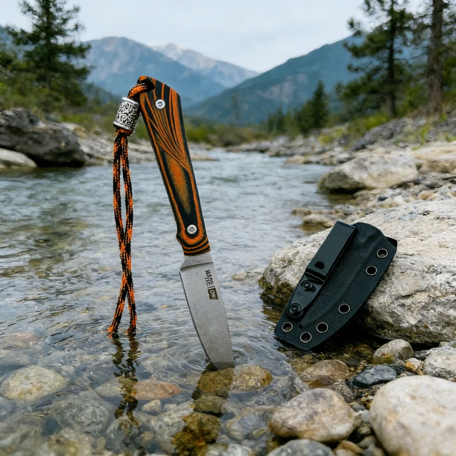 M.K.C Sheathed Knife 8Cr13Mov Blade G10 Handle Portable Household Fruit EDC Carry-Along Tool Knife Sharp Fruit Knife Men's Gifts
M.K.C Sheathed Knife 8Cr13Mov Blade G10 Handle Portable Household Fruit EDC Carry-Along Tool Knife Sharp Fruit Knife Men's Gifts