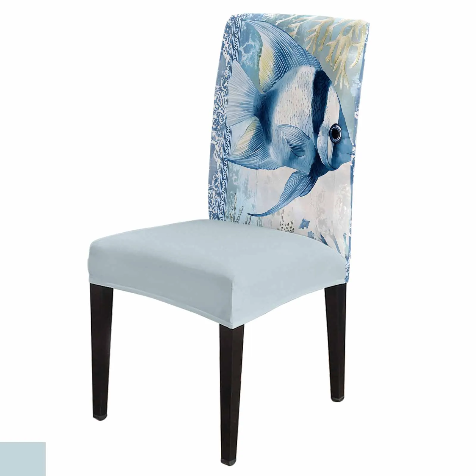 Watercolor Fish Chair Cover Spandex Elastic Printing Dining Chair Kitchen Seat Case Stretch
Watercolor Fish Chair Cover Spandex Elastic Printing Dining Chair Kitchen Seat Case Stretch