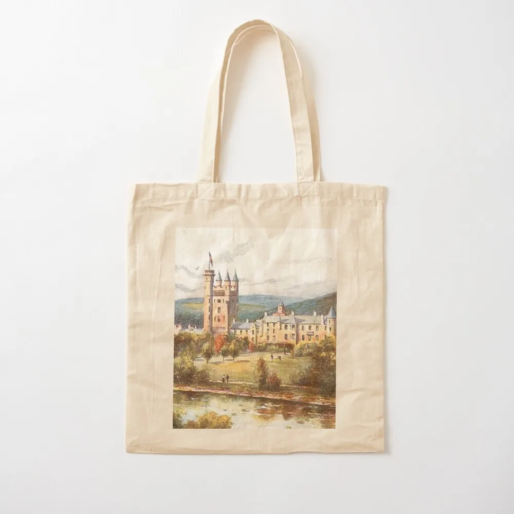 Vintage Illustration of Balmoral Castle, Royal Deeside Tote Bag Women's shopper Portable shopping bag Canvas Tote Bag
Vintage Illustration of Balmoral Castle, Royal Deeside Tote Bag Women's shopper Portable shopping bag Canvas Tote Bag