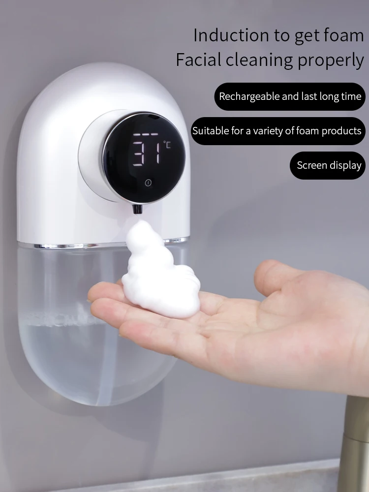 Automatic hand sanitizer sensor household smart electric foam washing mobile phone to soap dispenser wall hanging rechargeable
Automatic hand sanitizer sensor household smart electric foam washing mobile phone to soap dispenser wall hanging rechargeable