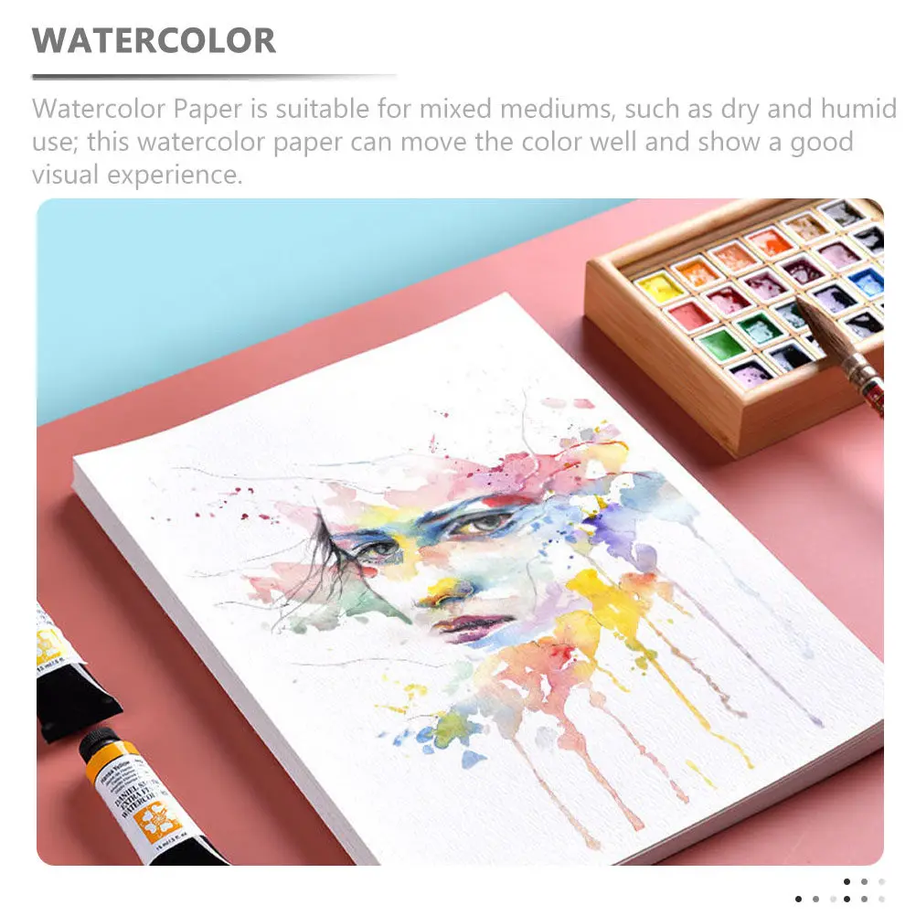 20 Sheets High Grade Wear Resistant Watercolor Painting Paper Suitable for Markers Colored Pencils Crayons Sketching Graffiti
20 Sheets High Grade Wear Resistant Watercolor Painting Paper Suitable for Markers Colored Pencils Crayons Sketching Graffiti