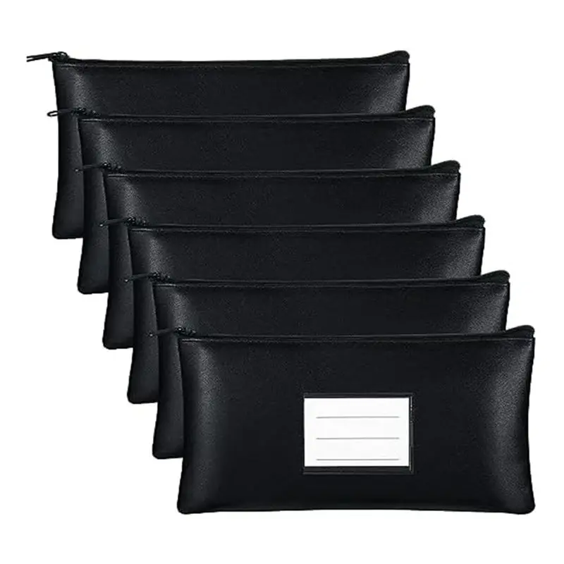 NEW-6PC Money Bags With Zipper Security Bank Deposit Bag Money Bag Receipt Holder For Cash Coins Cosmetic Paper Money Tool
NEW-6PC Money Bags With Zipper Security Bank Deposit Bag Money Bag Receipt Holder For Cash Coins Cosmetic Paper Money Tool