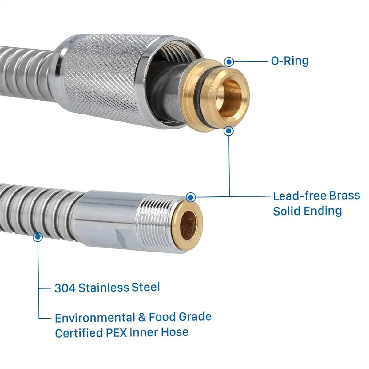 (Trendy)778U46092000 46174000 Kitchen Faucet Hose Replacement Parts, Pull-Out Replacement Hose for Ladylux Parts
(Trendy)778U46092000 46174000 Kitchen Faucet Hose Replacement Parts, Pull-Out Replacement Hose for Ladylux Parts