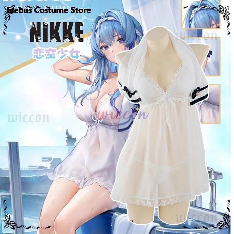 Halloween lingeries Game NIKKE The Goddess Of Victory Helm Cosplay Costume See-through Pajamas Sexy Shower Outfit Dress Brooch
Halloween lingeries Game NIKKE The Goddess Of Victory Helm Cosplay Costume See-through Pajamas Sexy Shower Outfit Dress Brooch