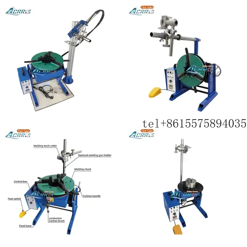 hot Tilt Rotate Auto Welding Turntable 20 kg Welding Positioner with Pneumatic Torch Holder for Chuck Clamping 200mm Diam
hot Tilt Rotate Auto Welding Turntable 20 kg Welding Positioner with Pneumatic Torch Holder for Chuck Clamping 200mm Diam