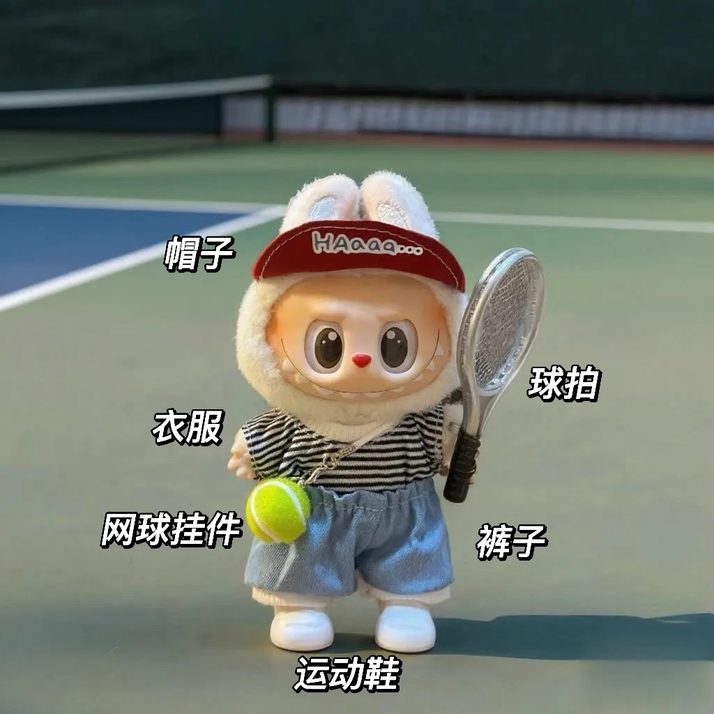 For Labubu Clothes Miniature Tennis Suit Set Toy Doll Accessories Including Tennis Racket Model Clothes Collectible Figures
For Labubu Clothes Miniature Tennis Suit Set Toy Doll Accessories Including Tennis Racket Model Clothes Collectible Figures
