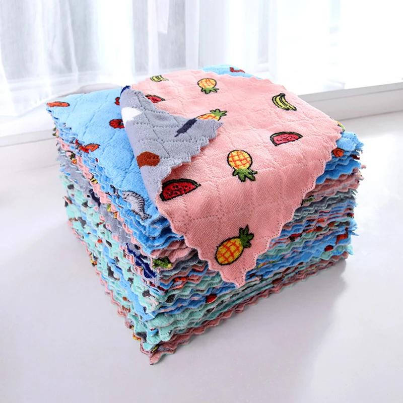 5pcs Kitchen Rags Microfiber Towel Absorbent Tableware Cleaning Non-stick Oil Dish Household Cleaning Towel Kitchen Tools Gadget
5pcs Kitchen Rags Microfiber Towel Absorbent Tableware Cleaning Non-stick Oil Dish Household Cleaning Towel Kitchen Tools Gadget