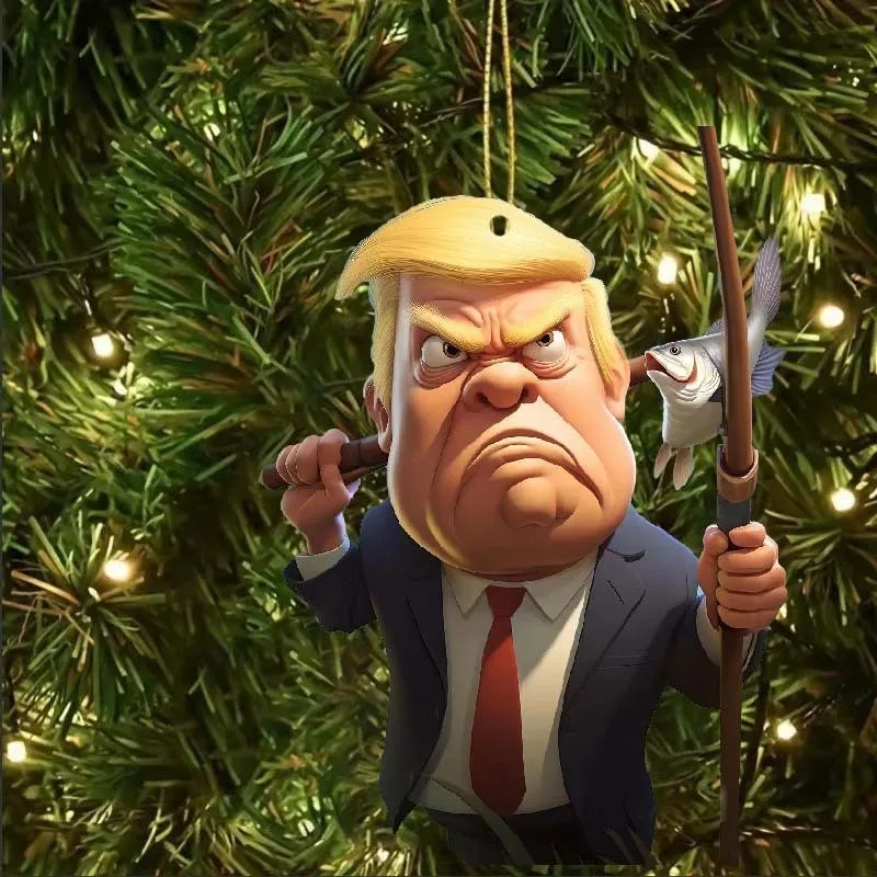 Creative Funny Trump Christmas Ornaments Acrylic Keychain Pendant Flat for Car Doll Tree Hanging Backpack Party Gift Decorations
Creative Funny Trump Christmas Ornaments Acrylic Keychain Pendant Flat for Car Doll Tree Hanging Backpack Party Gift Decorations