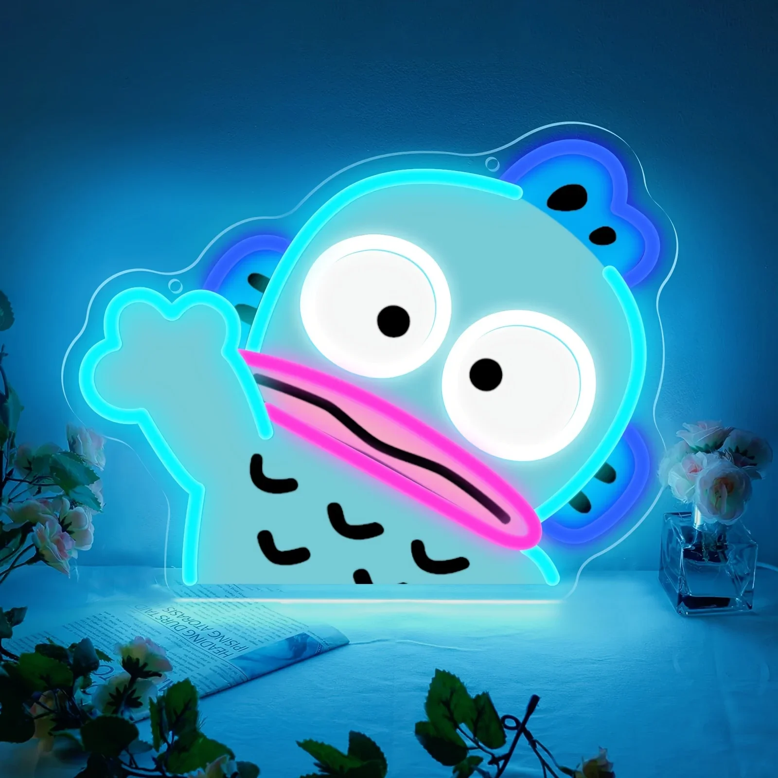 Светодиодная неоновая вывеска Хангиодон Sanrio Fishman, ночник с регулировкой яркости для спальни, игровой комнаты, вечеринок, домашнего декора, питание от USB, подарок для друга, ребенка
Светодиодная неоновая вывеска Хангиодон Sanrio Fishman, ночник с регулировкой яркости для спальни, игровой комнаты, вечеринок, домашнего декора, питание от USB, подарок для друга, ребенка