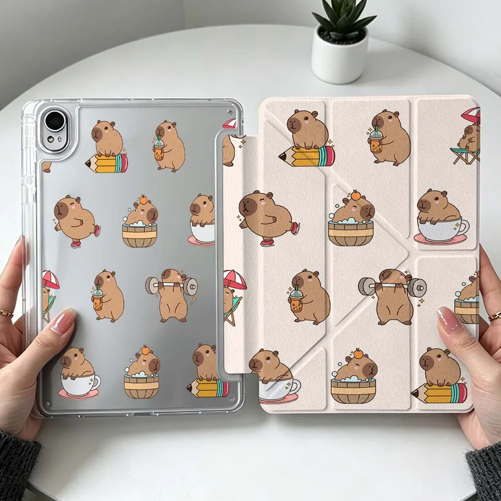 Cartoon Capybara Pattern Soft For Huawei MatePad Pro SE Air 12X Honor Pad 9 V9 GT X9a X9 Foldable 3Y Tablet Case
Cartoon Capybara Pattern Soft For Huawei MatePad Pro SE Air 12X Honor Pad 9 V9 GT X9a X9 Foldable 3Y Tablet Case