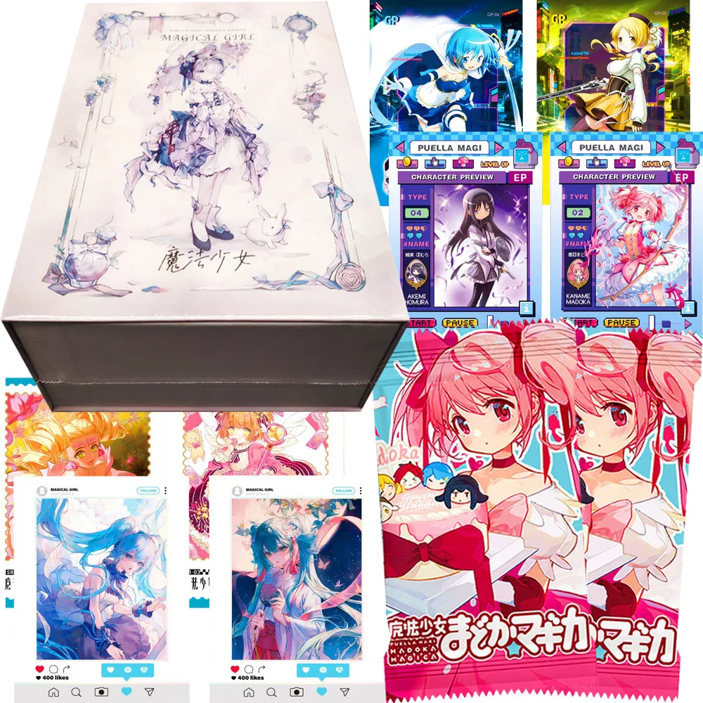 Magic Girl Exquisite Collection Cards Anime Character Elegant Sweet Lovely Postcard Cards Fashion Peripheral Gifts for Children
Magic Girl Exquisite Collection Cards Anime Character Elegant Sweet Lovely Postcard Cards Fashion Peripheral Gifts for Children