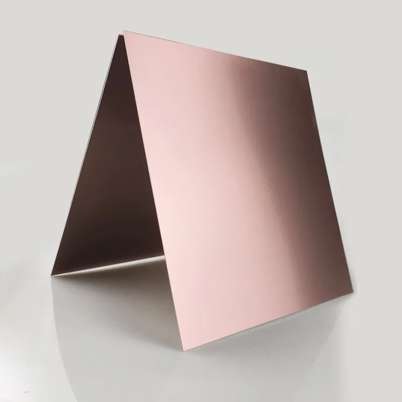 Rose Gold Copper Anodized 5020 Aluminum Alloy Sheet 0.5mm 0.8mm 1mm 2mm Thickness 100x100 200x2 Size
Rose Gold Copper Anodized 5020 Aluminum Alloy Sheet 0.5mm 0.8mm 1mm 2mm Thickness 100x100 200x2 Size