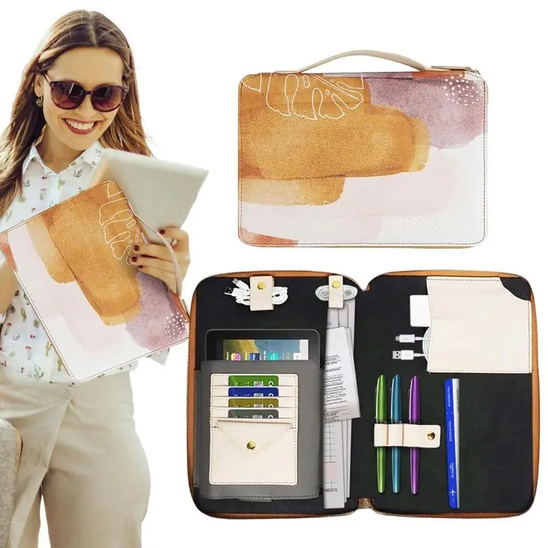 Tablet Sleeve Case Protective Laptop Handle Pouch PU Leather Carrier Bag Waterproof Travel Organizer For Mobile Phone Hard Drive
Tablet Sleeve Case Protective Laptop Handle Pouch PU Leather Carrier Bag Waterproof Travel Organizer For Mobile Phone Hard Drive