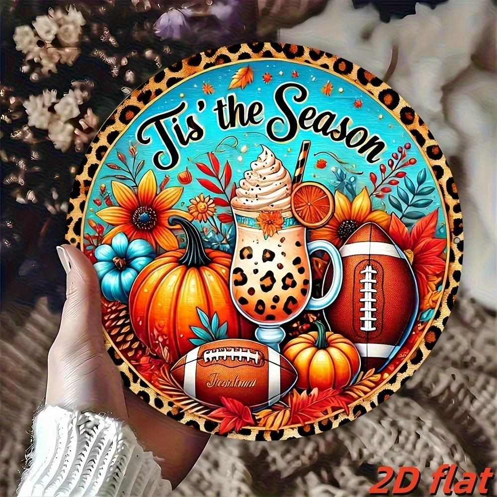 Autumn Leopard Print Football Pumpkin Aluminum Sign,Wall Hanging Decor, Festive Wreath Decoration for Home, Home Decor
Autumn Leopard Print Football Pumpkin Aluminum Sign,Wall Hanging Decor, Festive Wreath Decoration for Home, Home Decor
