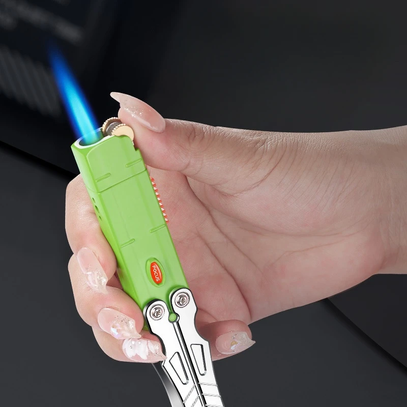 Portable Grinding Wheel Ignition Metal Windproof Inflatable Lighter Blue Flame Direct Spray LighterSmoking AccessoriesMen's gift
Portable Grinding Wheel Ignition Metal Windproof Inflatable Lighter Blue Flame Direct Spray LighterSmoking AccessoriesMen's gift