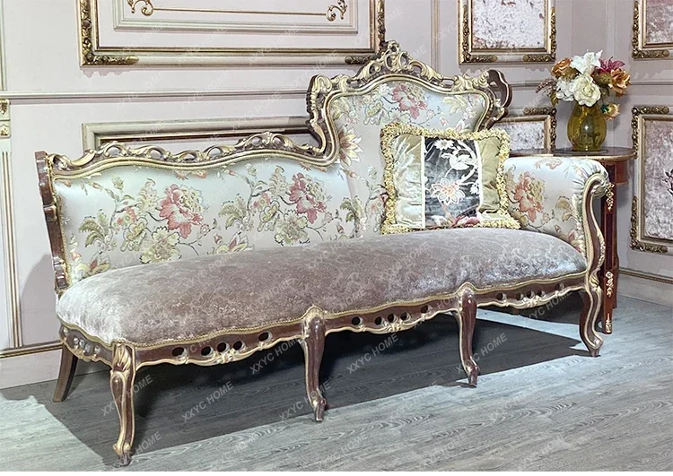 classical light luxury court style solid wood carving flower beauty couch villa home fabric princess chair
classical light luxury court style solid wood carving flower beauty couch villa home fabric princess chair