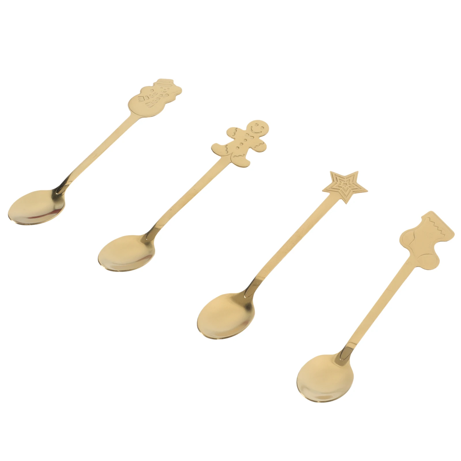 1 set Golden Stainless Steel Dessert Spoons Coffee Spoon Creative Christmas Decor Gift Set for Party Yogurt Ice Cream
1 set Golden Stainless Steel Dessert Spoons Coffee Spoon Creative Christmas Decor Gift Set for Party Yogurt Ice Cream