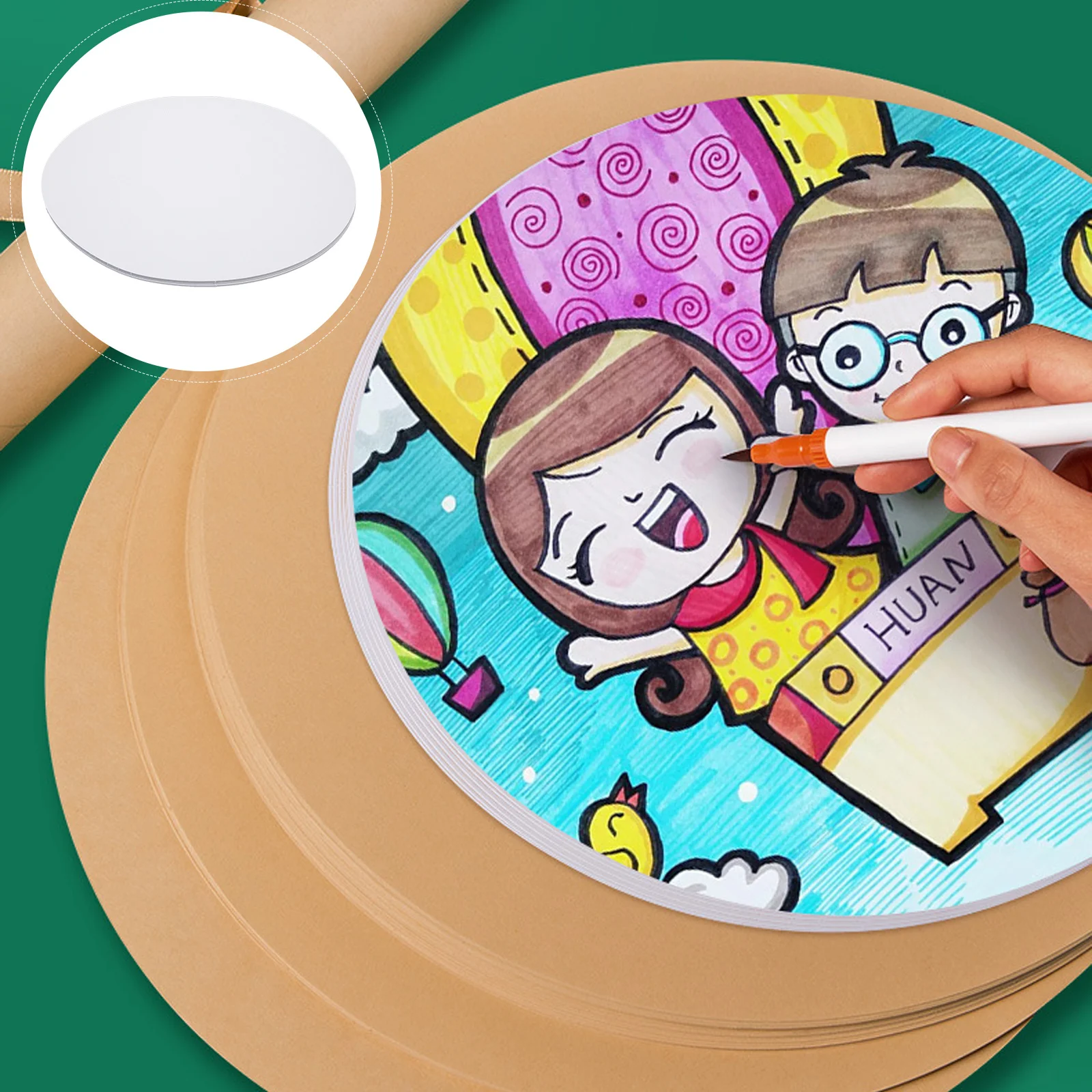 50 pcs White Cardstock Round Drawing Paper For Diy Mandala Art Craft Kids Sketching Circle Hardboard Scrapbook Greeting Cards
50 pcs White Cardstock Round Drawing Paper For Diy Mandala Art Craft Kids Sketching Circle Hardboard Scrapbook Greeting Cards