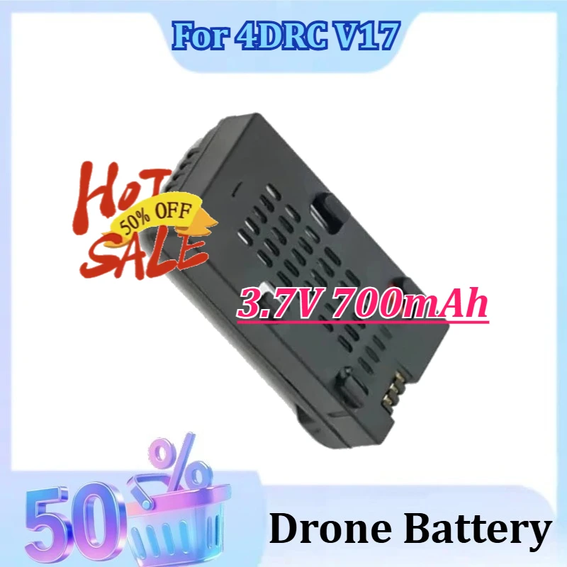 New 3.7V 700mAh For 4DRC V17 RC Quadcopter Accessories Part High Quality Rechargeable Battery Replacement Drone Battery
New 3.7V 700mAh For 4DRC V17 RC Quadcopter Accessories Part High Quality Rechargeable Battery Replacement Drone Battery