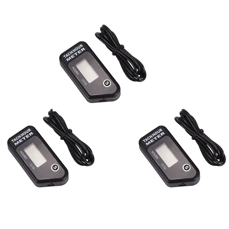 Exclusive 3X Resettable Hour Meter Digital Tachometer For Outboard Motor Lawn Mower Motocross Marine Chainsaw Pit Bike Hm016r
Exclusive 3X Resettable Hour Meter Digital Tachometer For Outboard Motor Lawn Mower Motocross Marine Chainsaw Pit Bike Hm016r