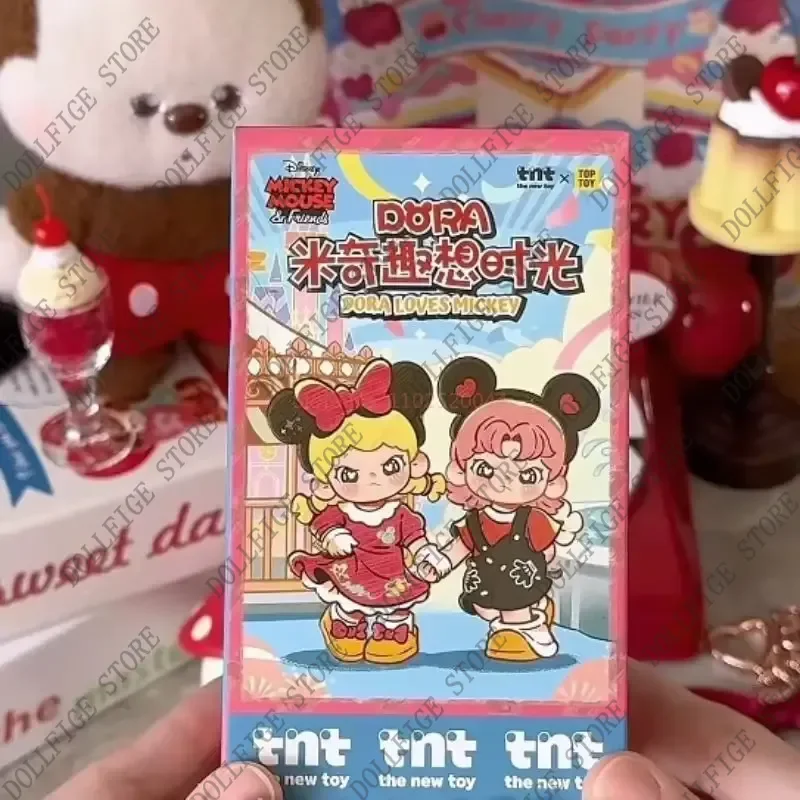 Kawaii Dora Loves Микки Дисней Микки Маус и друзья Слепая коробка Микки Химерное время Серия Коллекция Модель Детские подарки 
Kawaii Dora Loves Микки Дисней Микки Маус и друзья Слепая коробка Микки Химерное время Серия Коллекция Модель Детские подарки